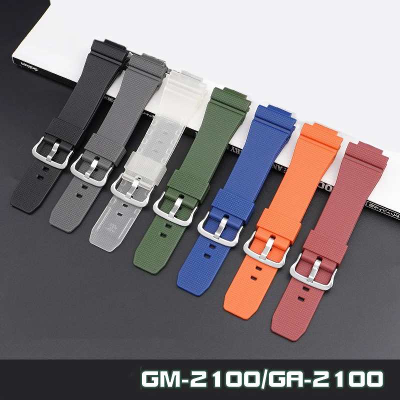 NEW Rubber Watch Strap for Cas - Casio Watch G-Shock Ga-2100 评论和价格