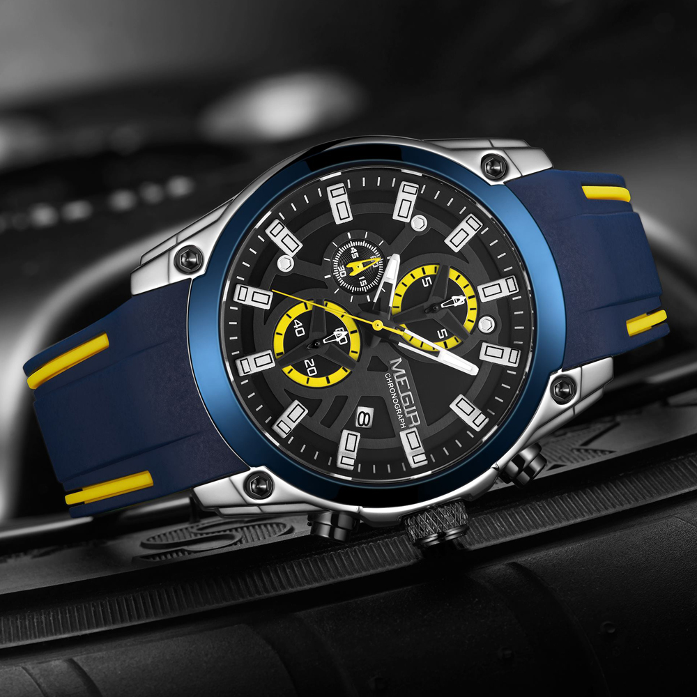 MEGIR Men's Quartz Watch Top B - Luxury Watch Maker 评论和价格