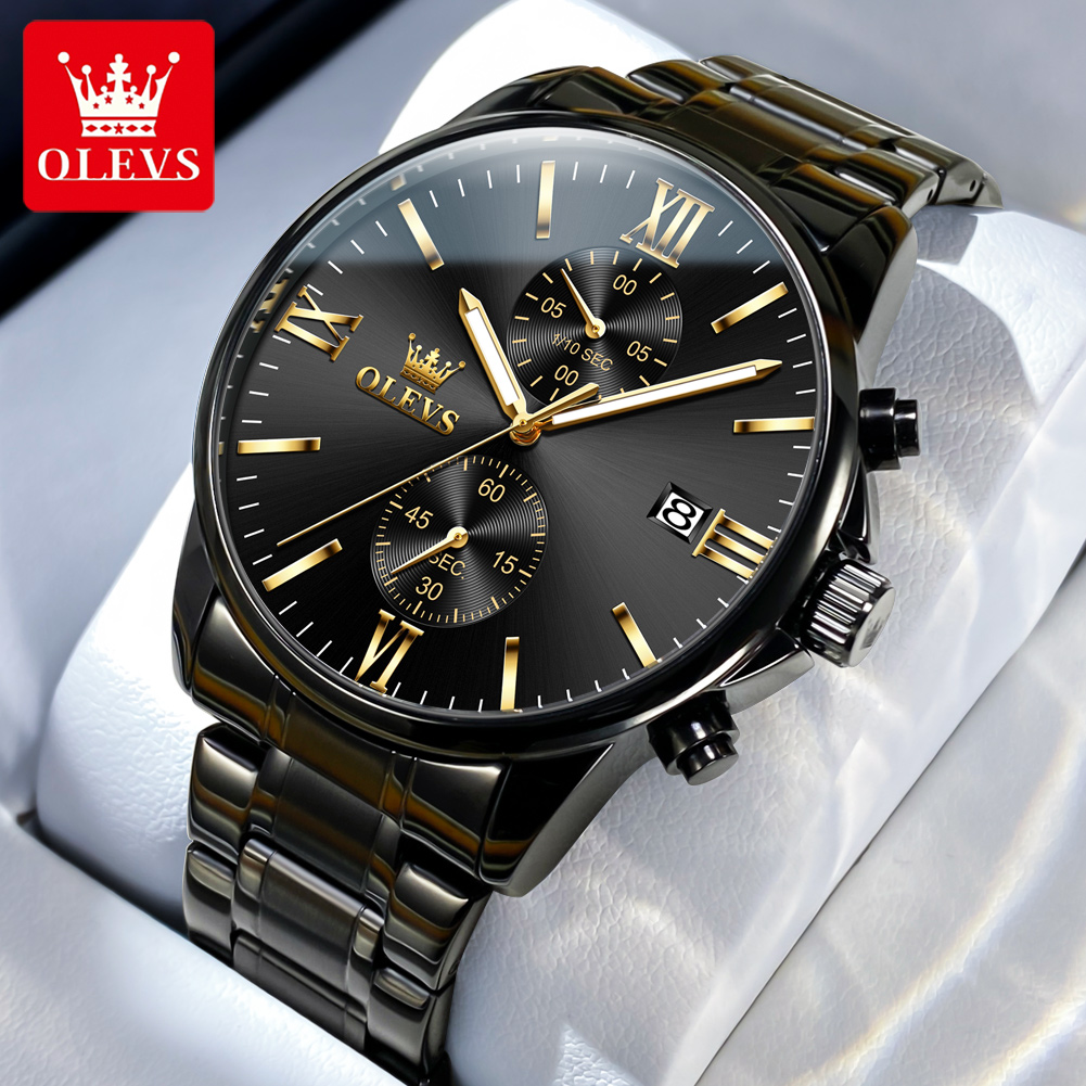OLEVS 2886 Classic Black Quart - Luxury Watch Maker 评论和价格