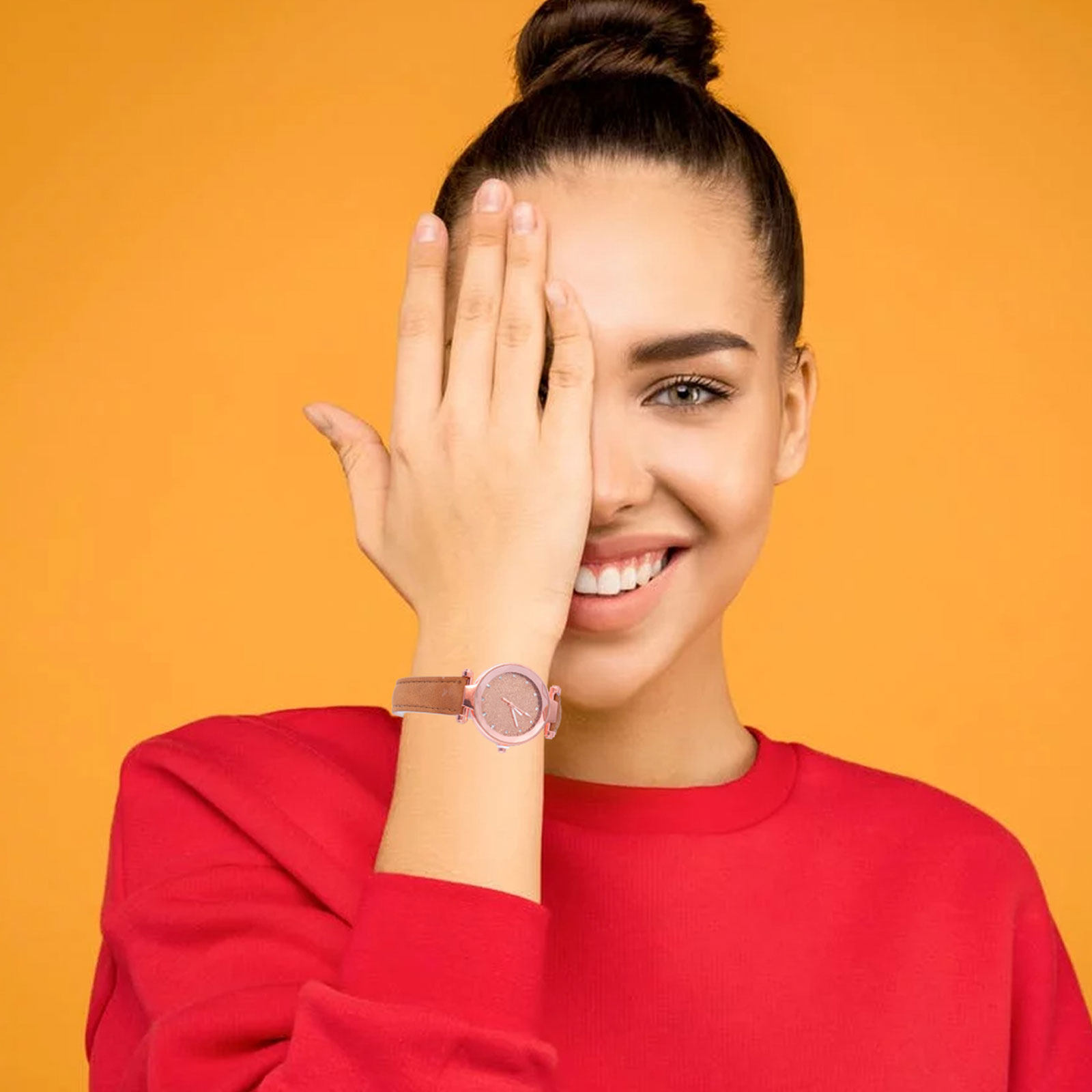 2Pcs Women Quartz Watch Design - Luxury Watch Gift For Her 评论和价格