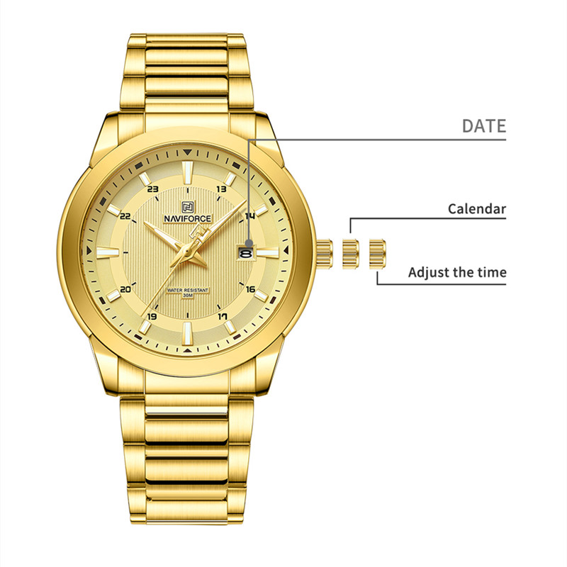 2024 Top Brand NAVIFORCE Mens  - Luxury Watch Investment 评论和价格